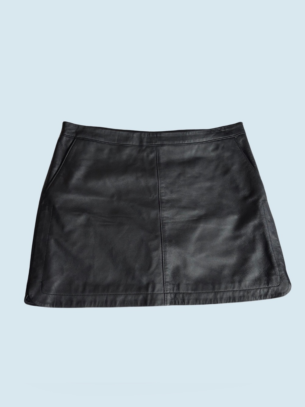 Joie Black Leather Skirt